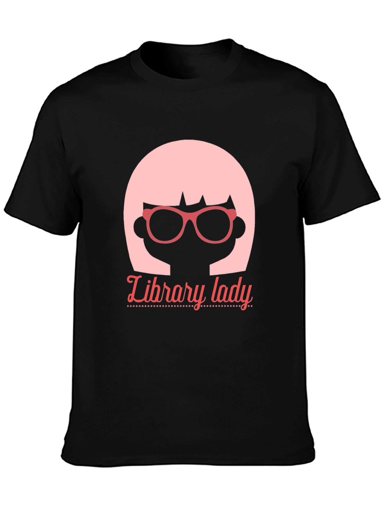 Library Lady Graphic T-Shirt - Unique Design
