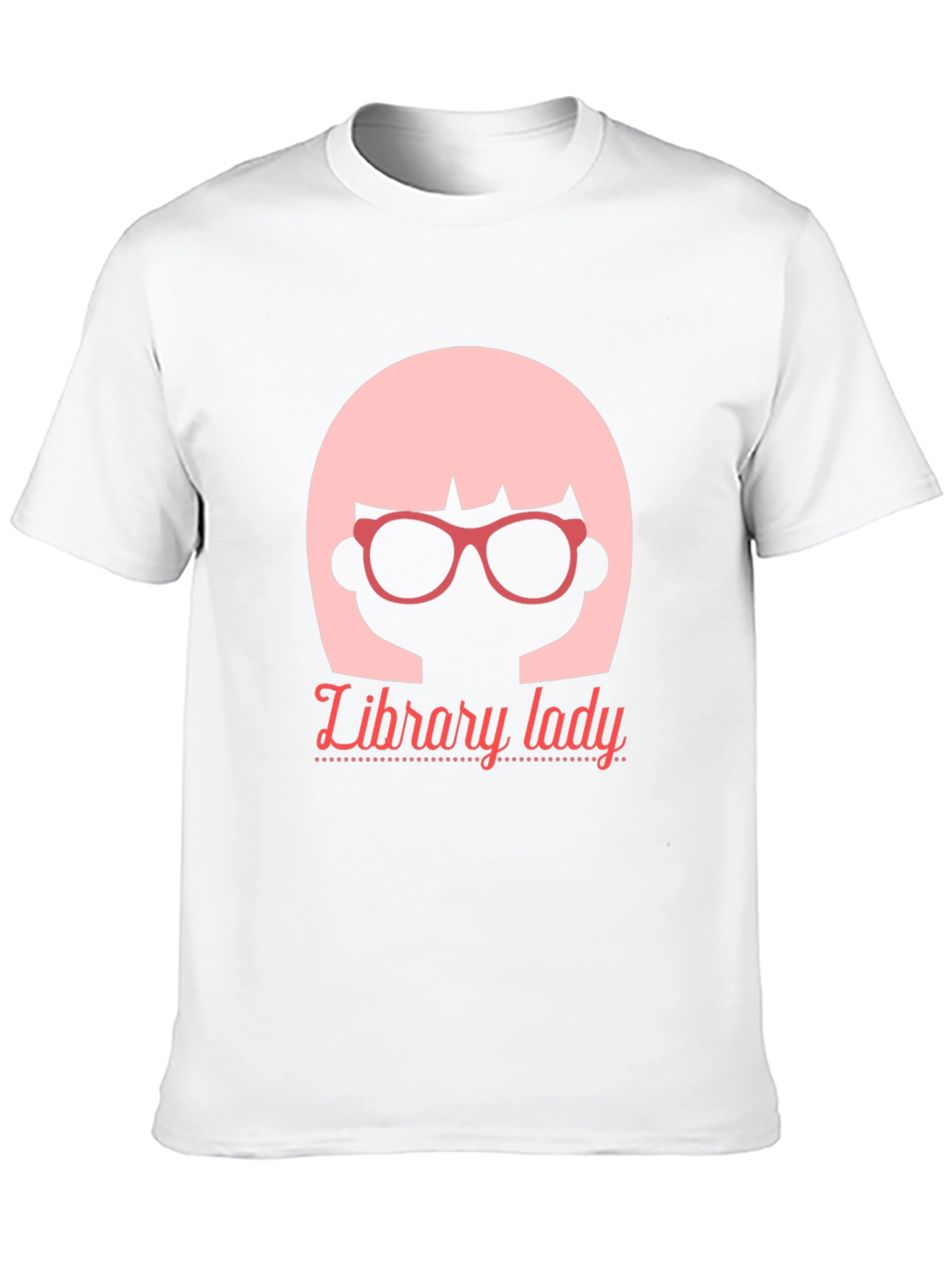 Library Lady Graphic T-Shirt - Unique Design