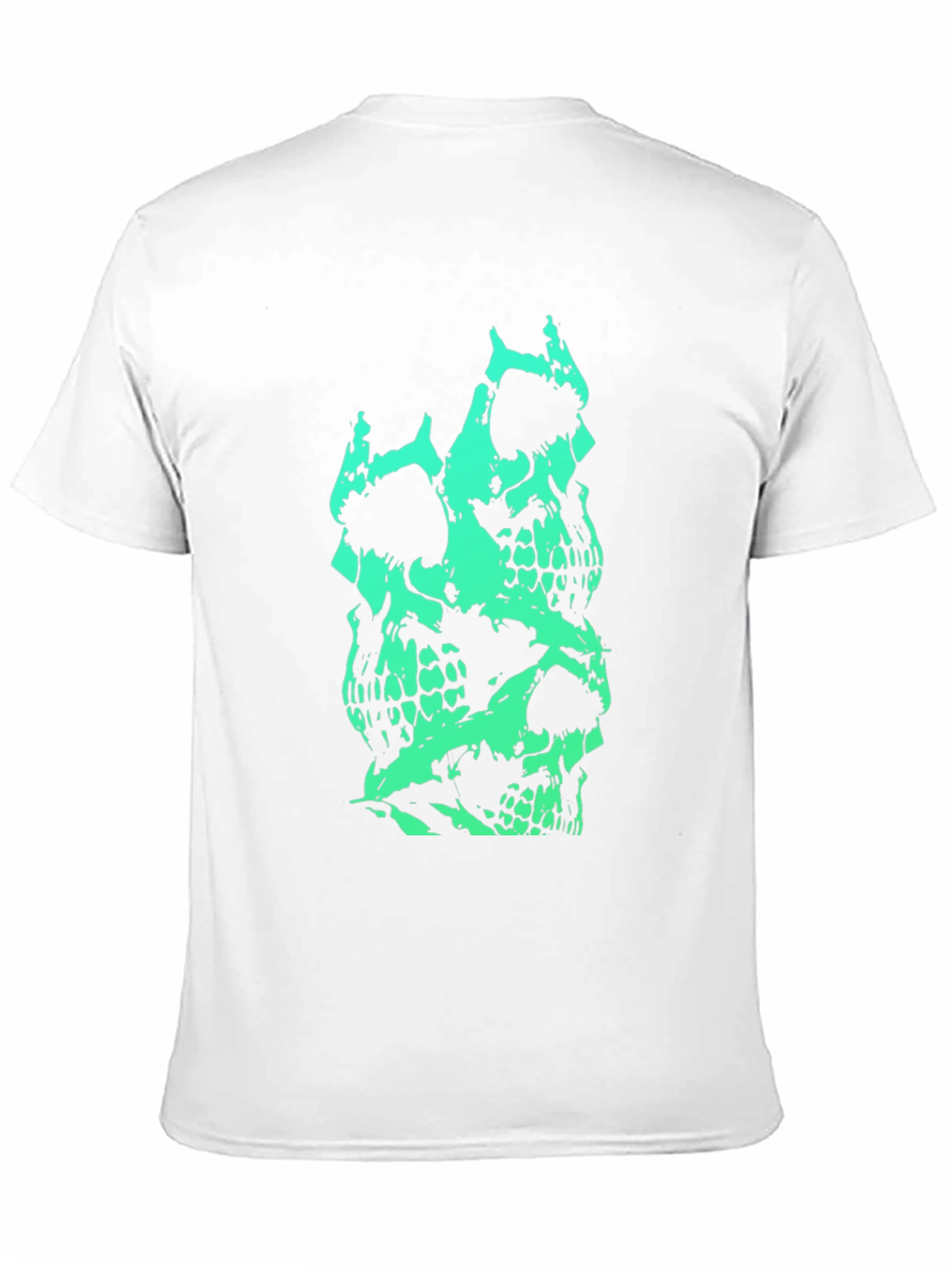 Stacked Skull Graphic Tee - Mens Black T-Shirt