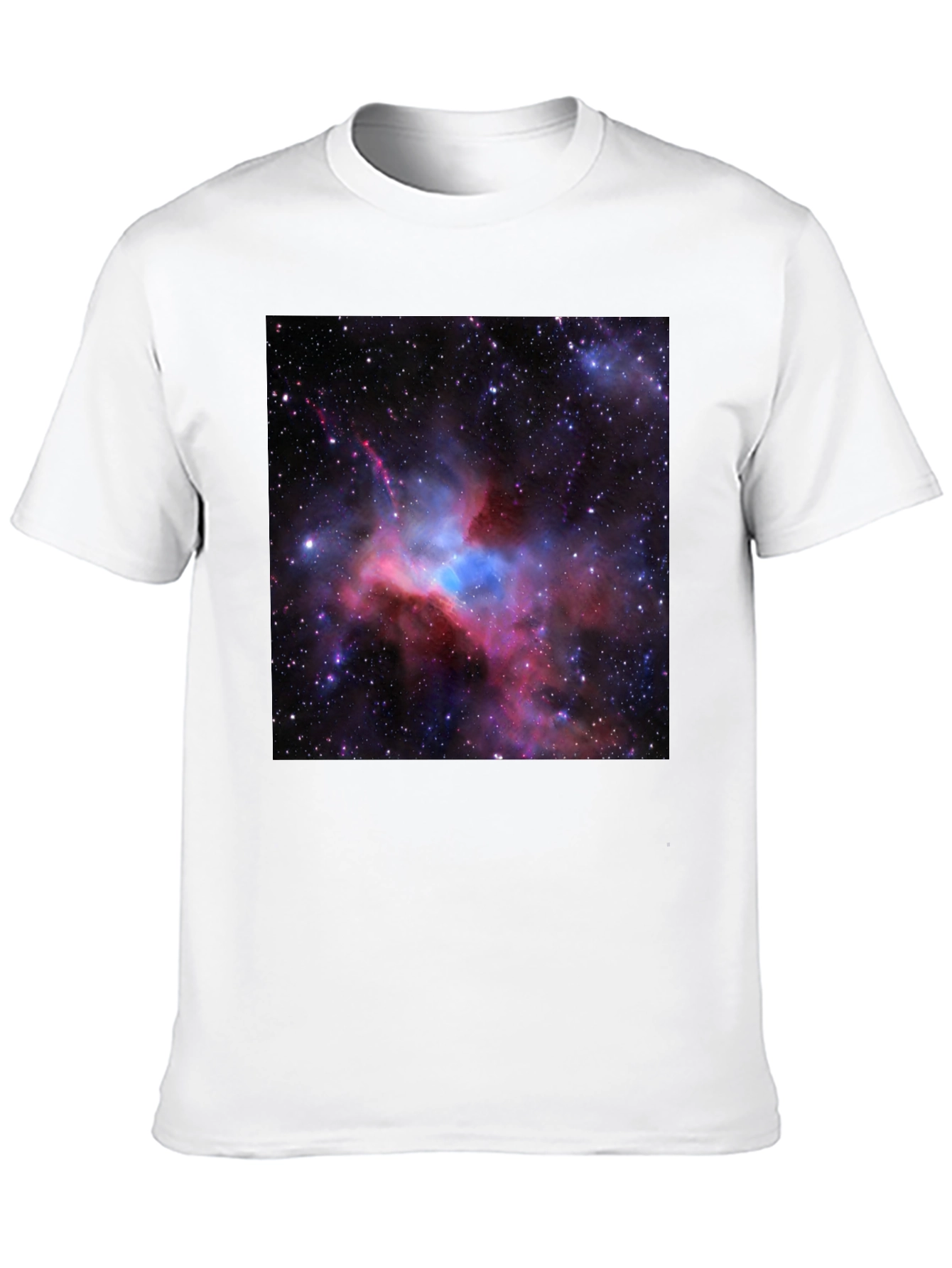 Nebula Graphic Print Black T-Shirt