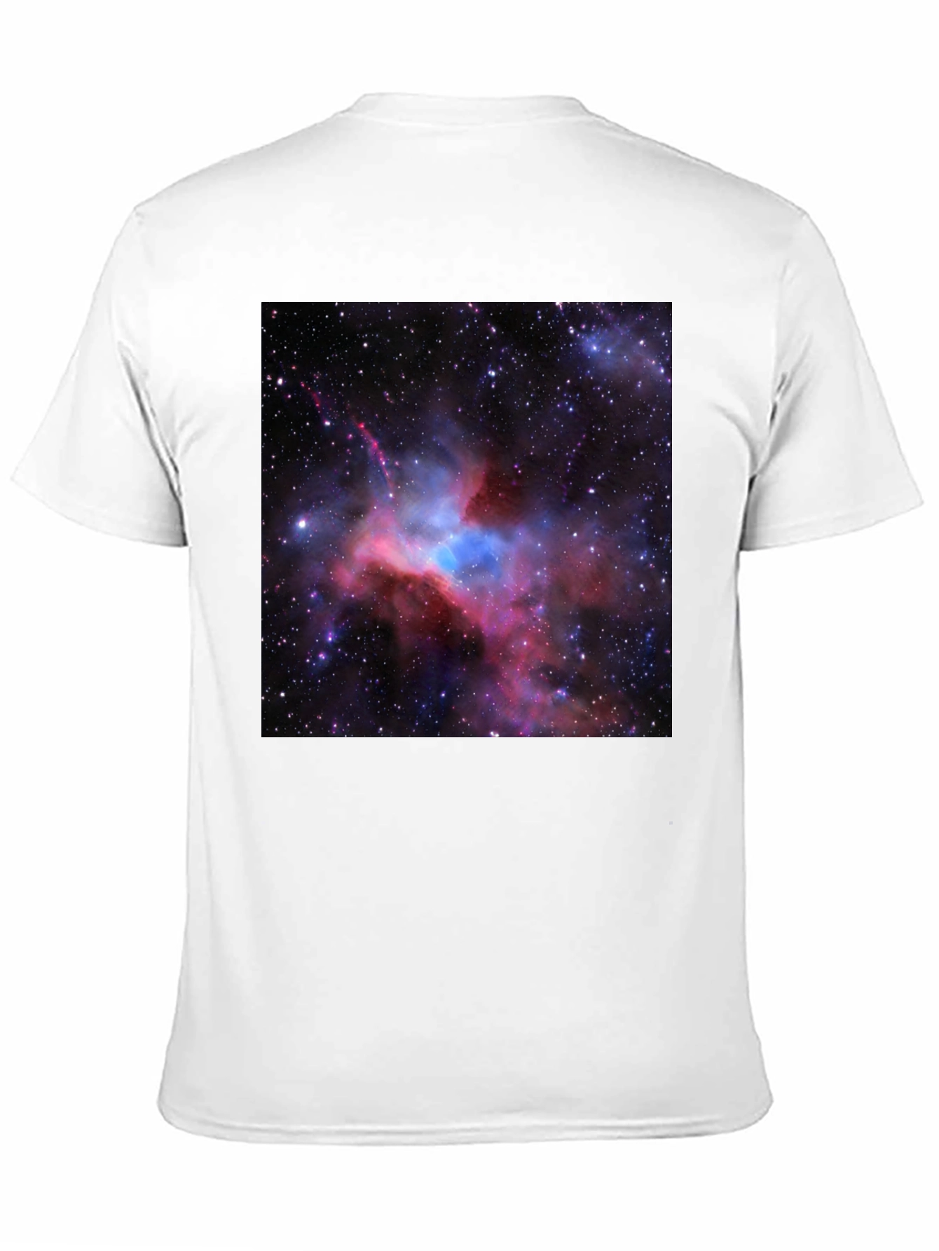 Nebula Graphic Print Black T-Shirt