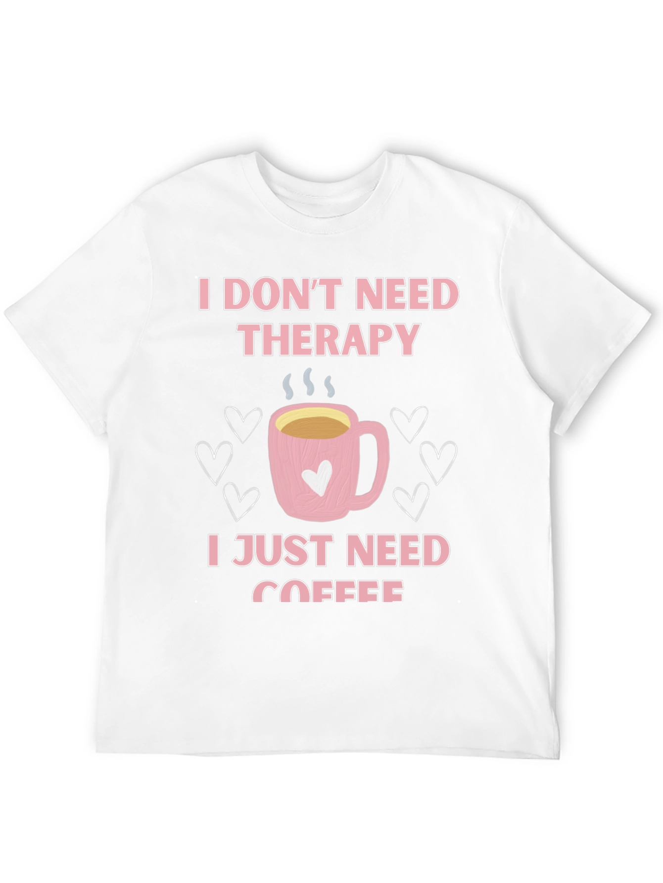 Therapy Coffee Graphic T-Shirt