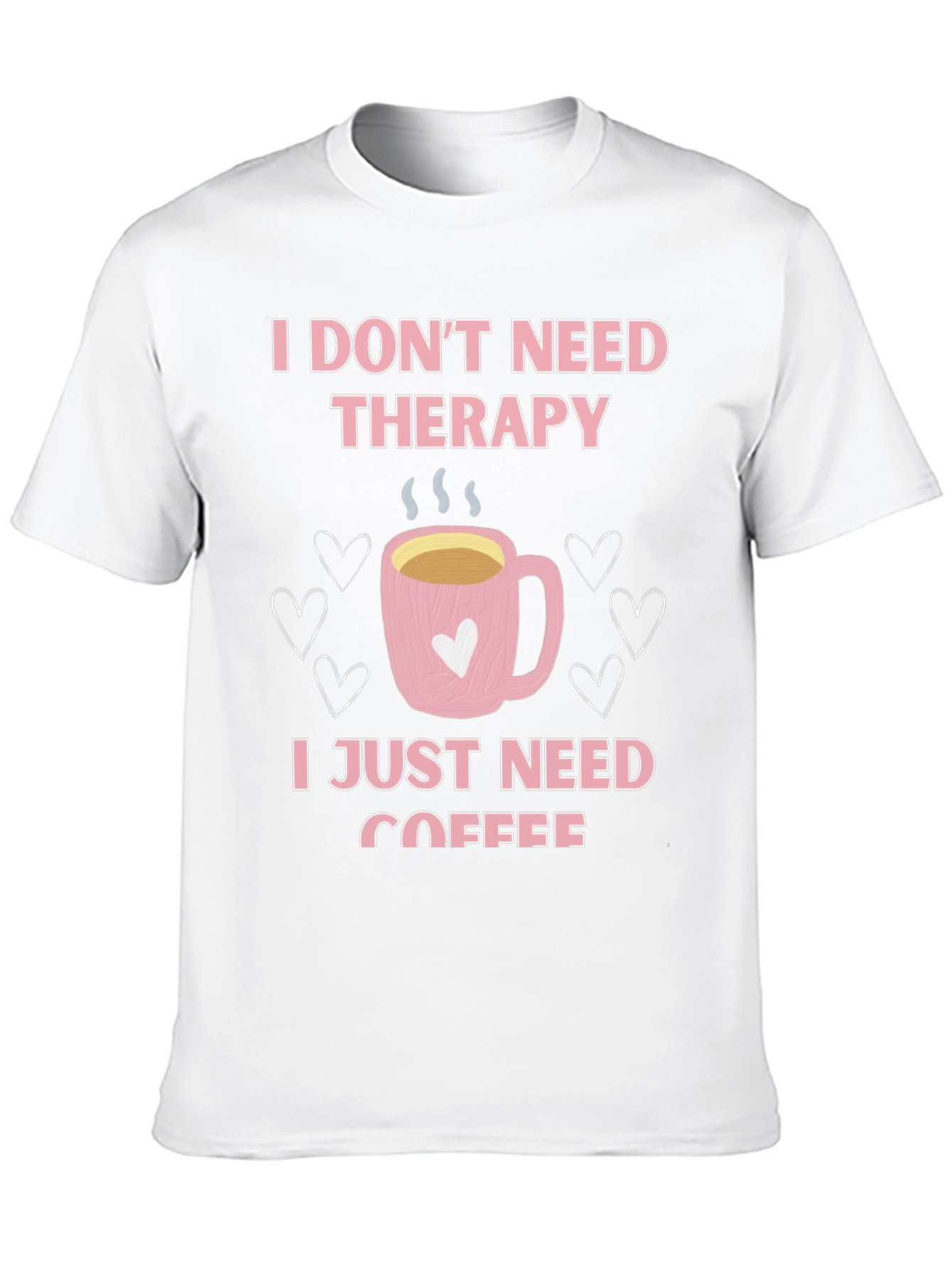 Therapy Coffee Graphic T-Shirt