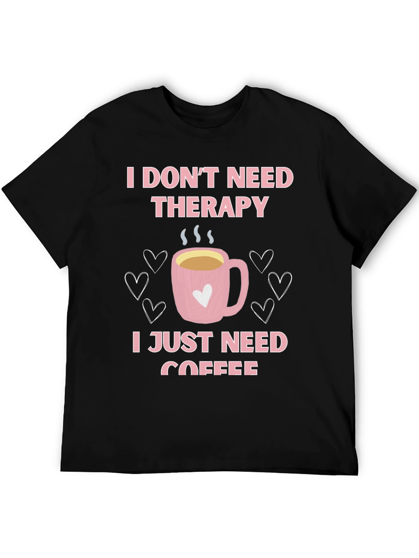 Therapy Coffee Graphic T-Shirt