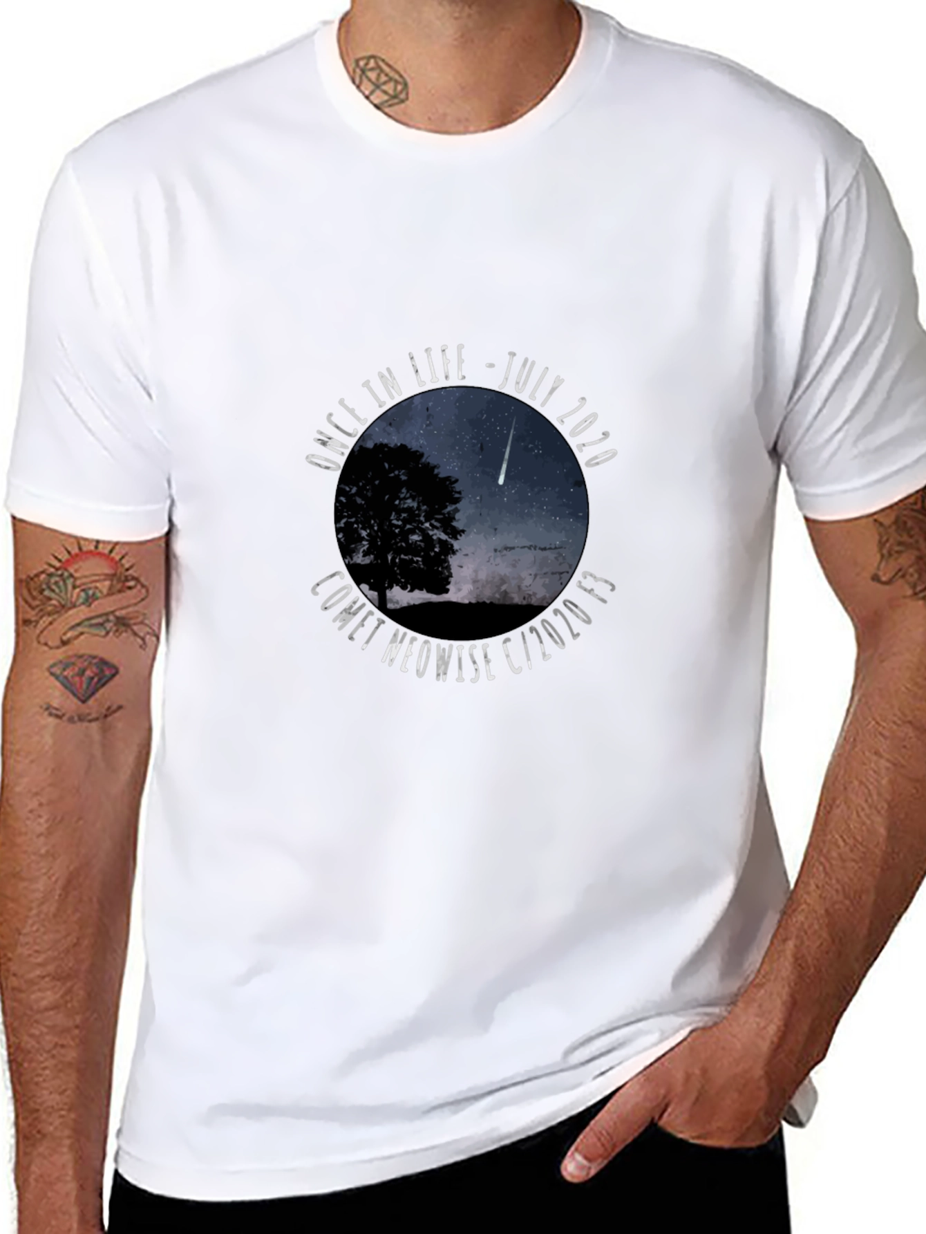 Comet NEOWISE July 2020 Graphic T-Shirt