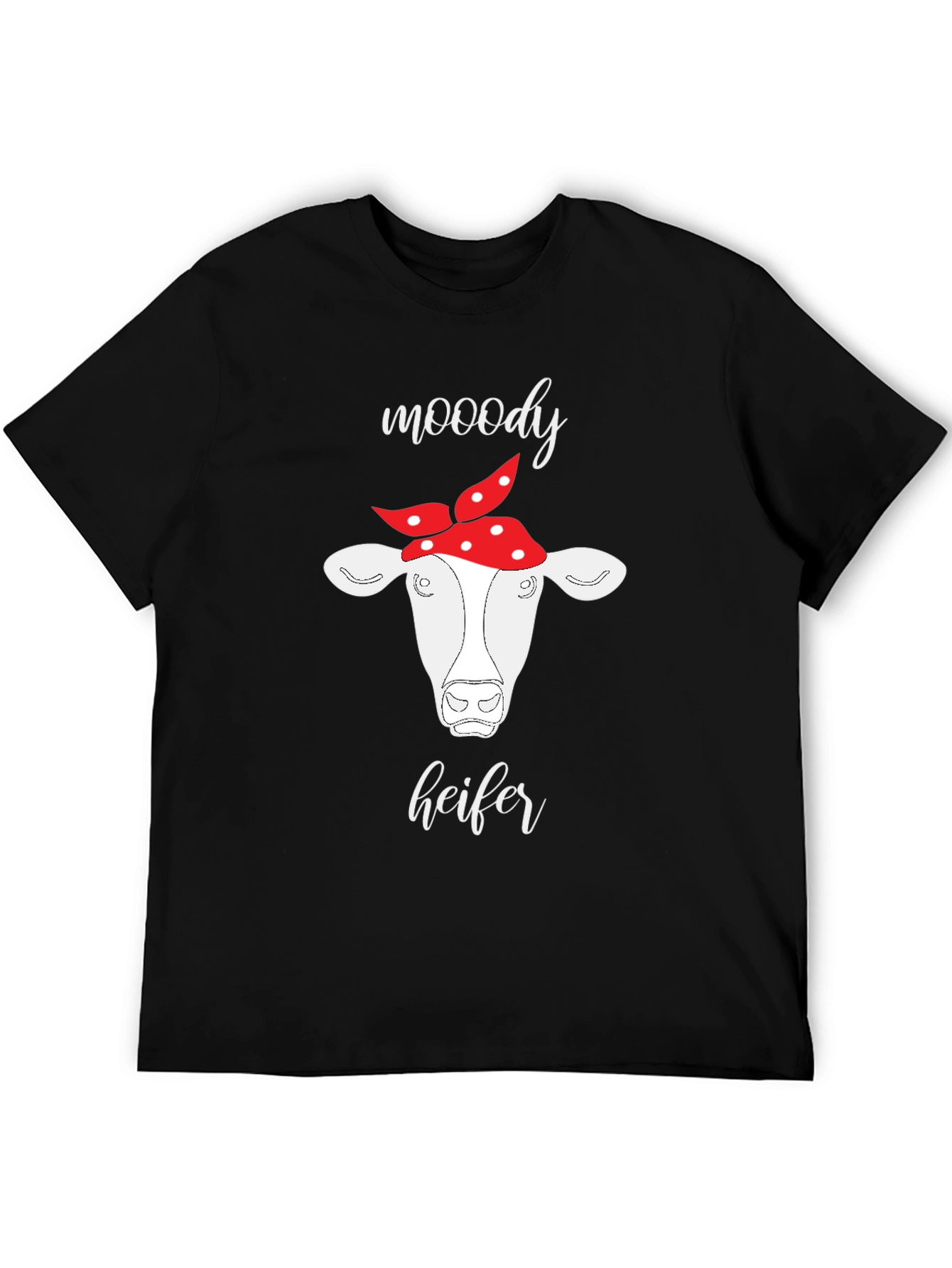 Moody Heifer Graphic T-Shirt