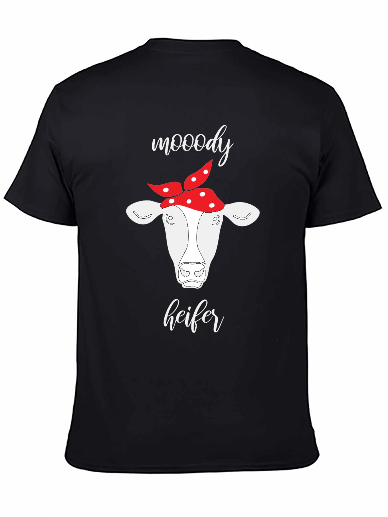Moody Heifer Graphic T-Shirt