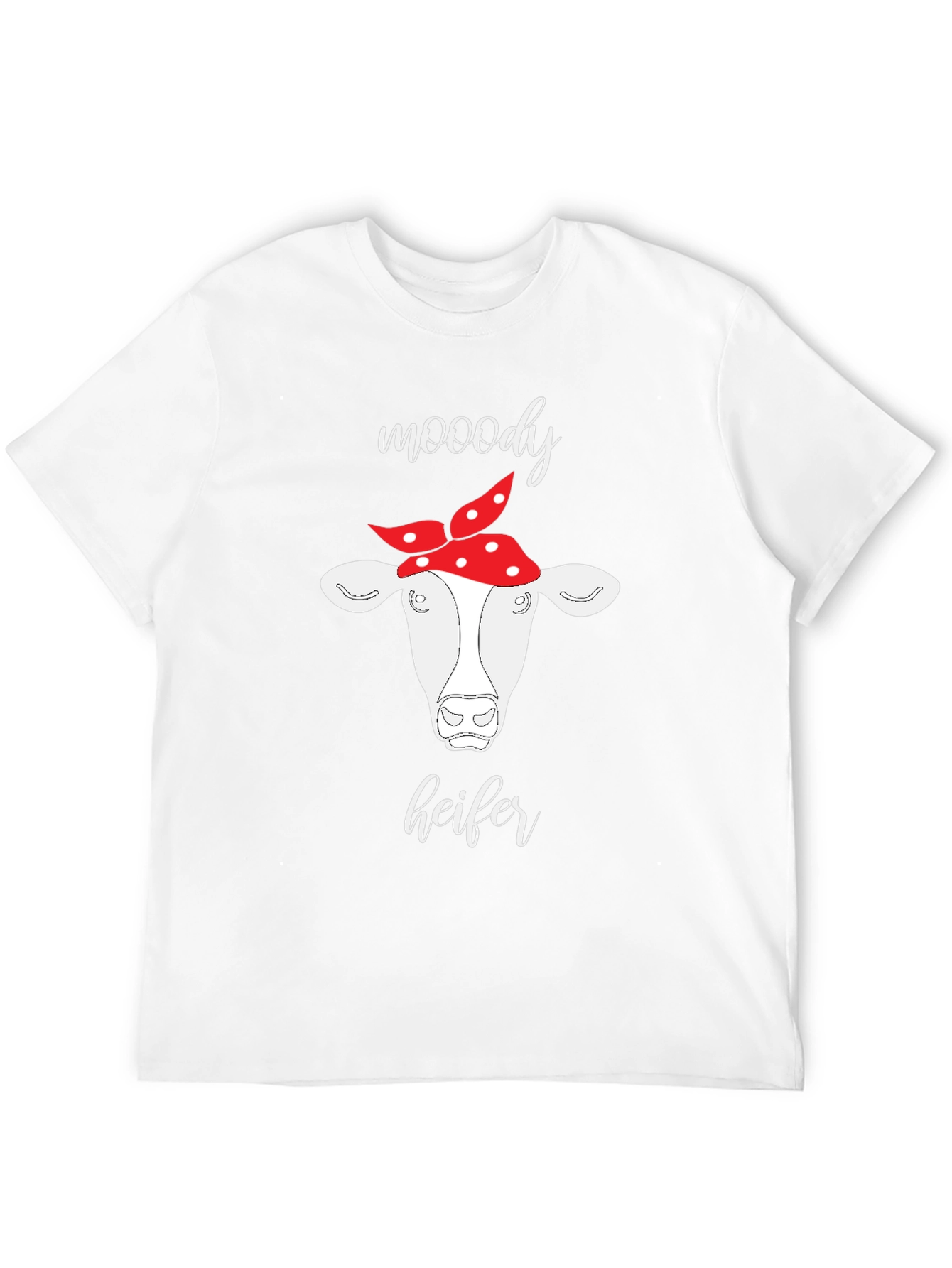 Moody Heifer Graphic T-Shirt