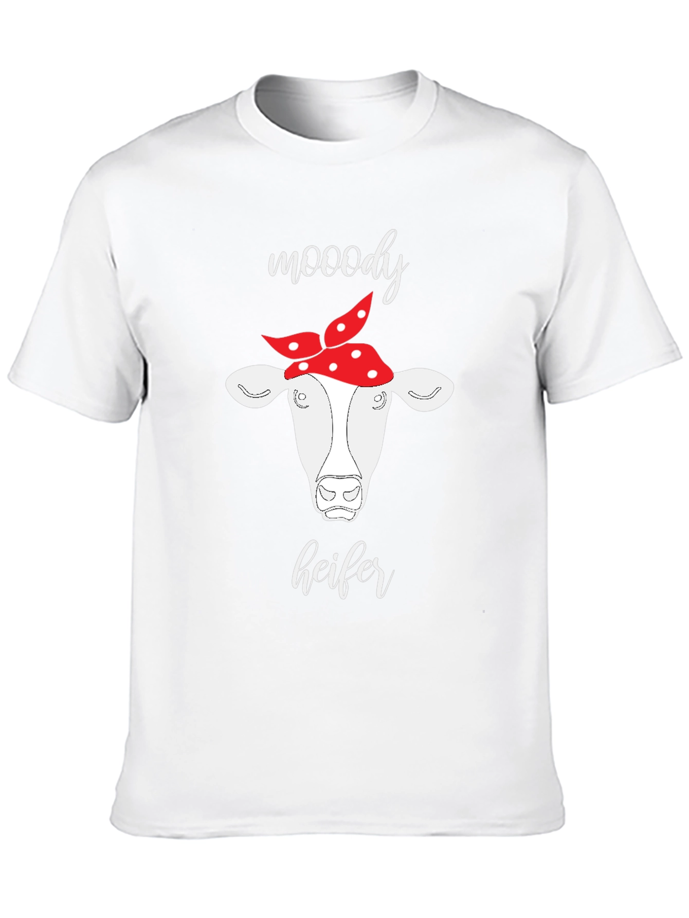 Moody Heifer Graphic T-Shirt