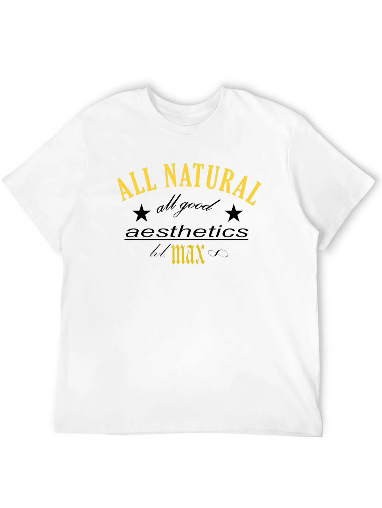 All Natural Aesthetics T-Shirt - Trendy Graphic Tee