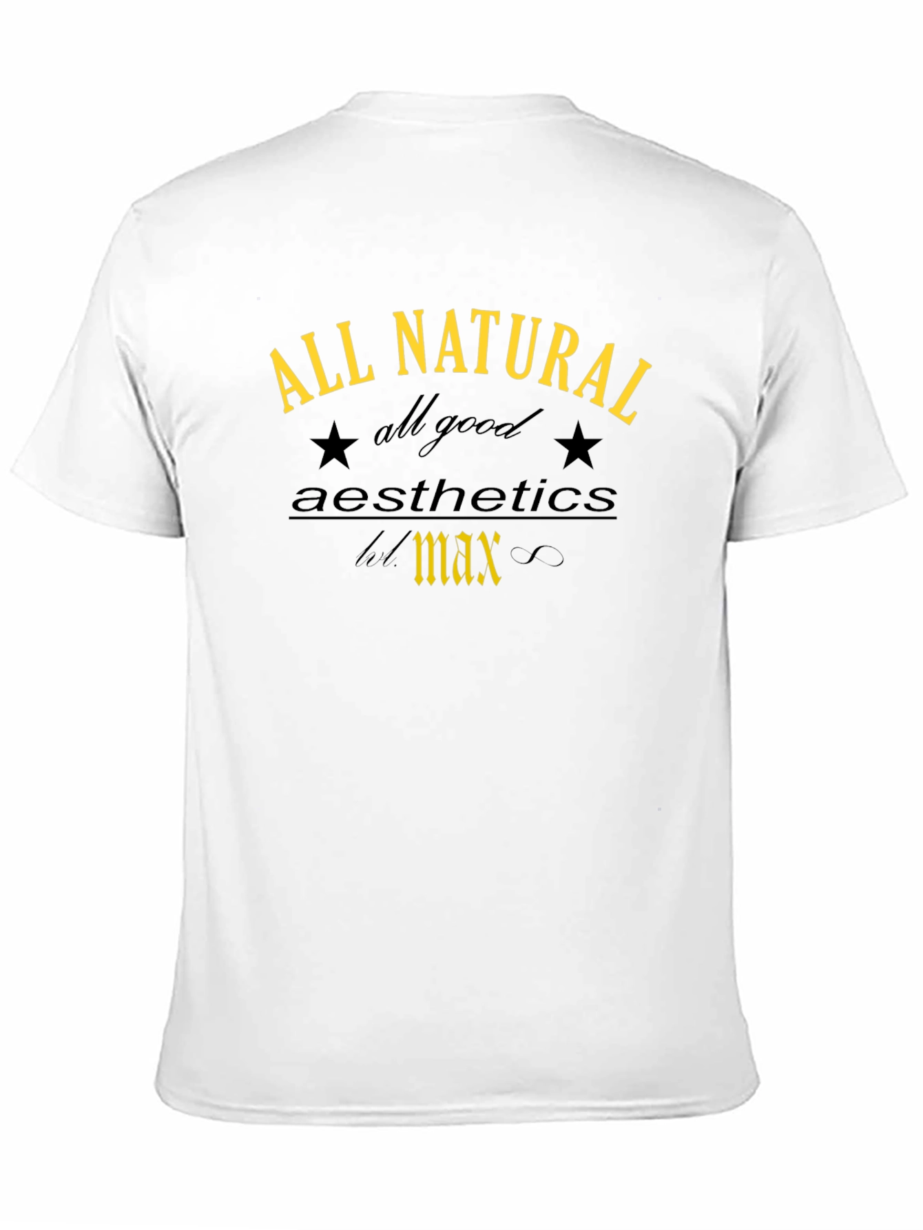 All Natural Aesthetics T-Shirt - Trendy Graphic Tee