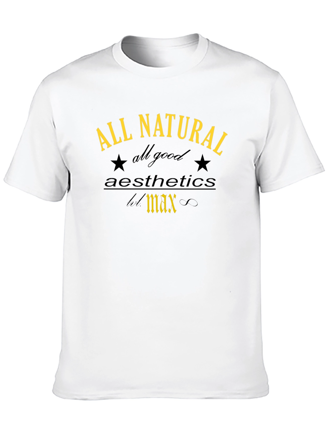 All Natural Aesthetics T-Shirt - Trendy Graphic Tee