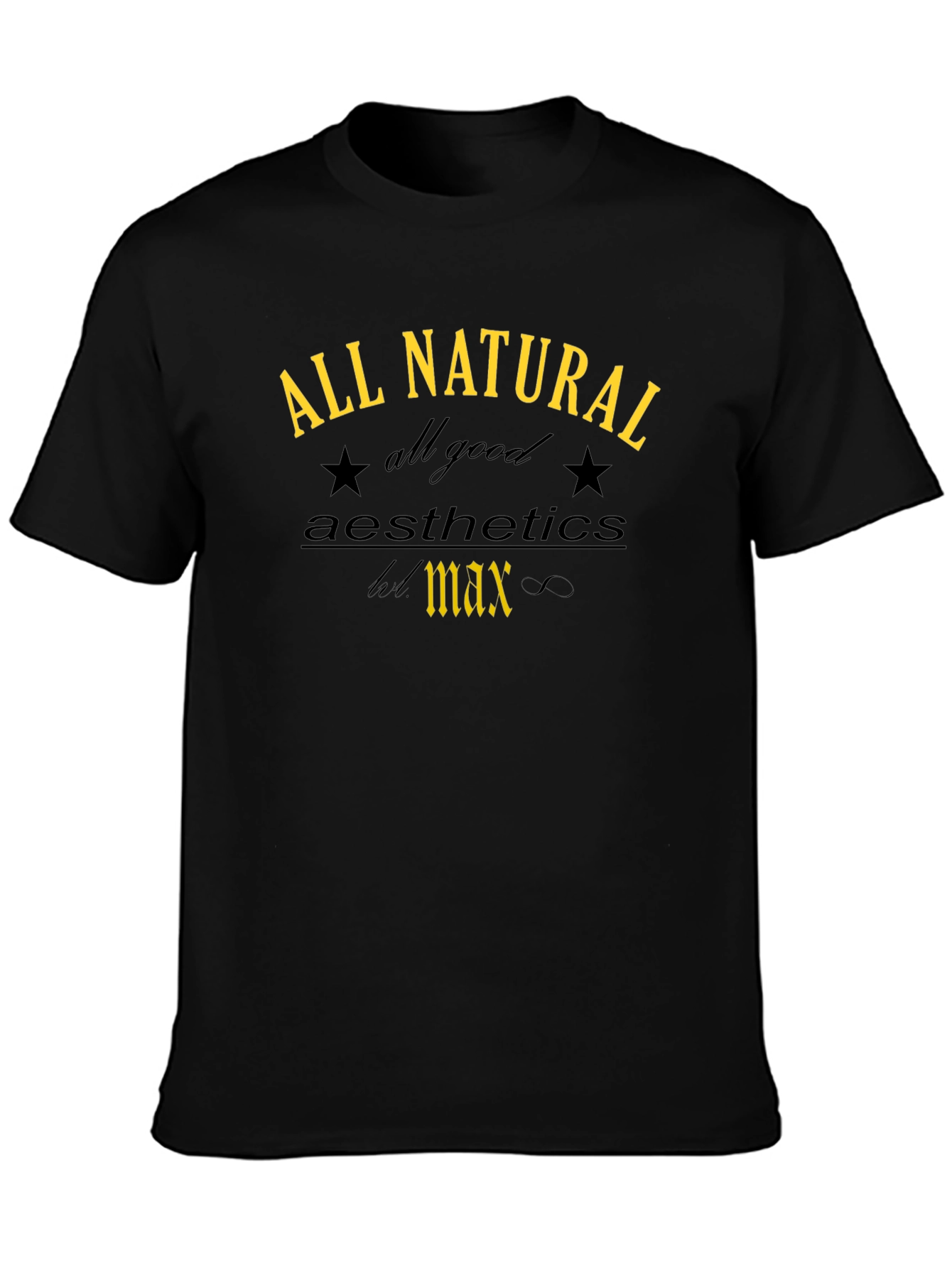 All Natural Aesthetics T-Shirt - Trendy Graphic Tee