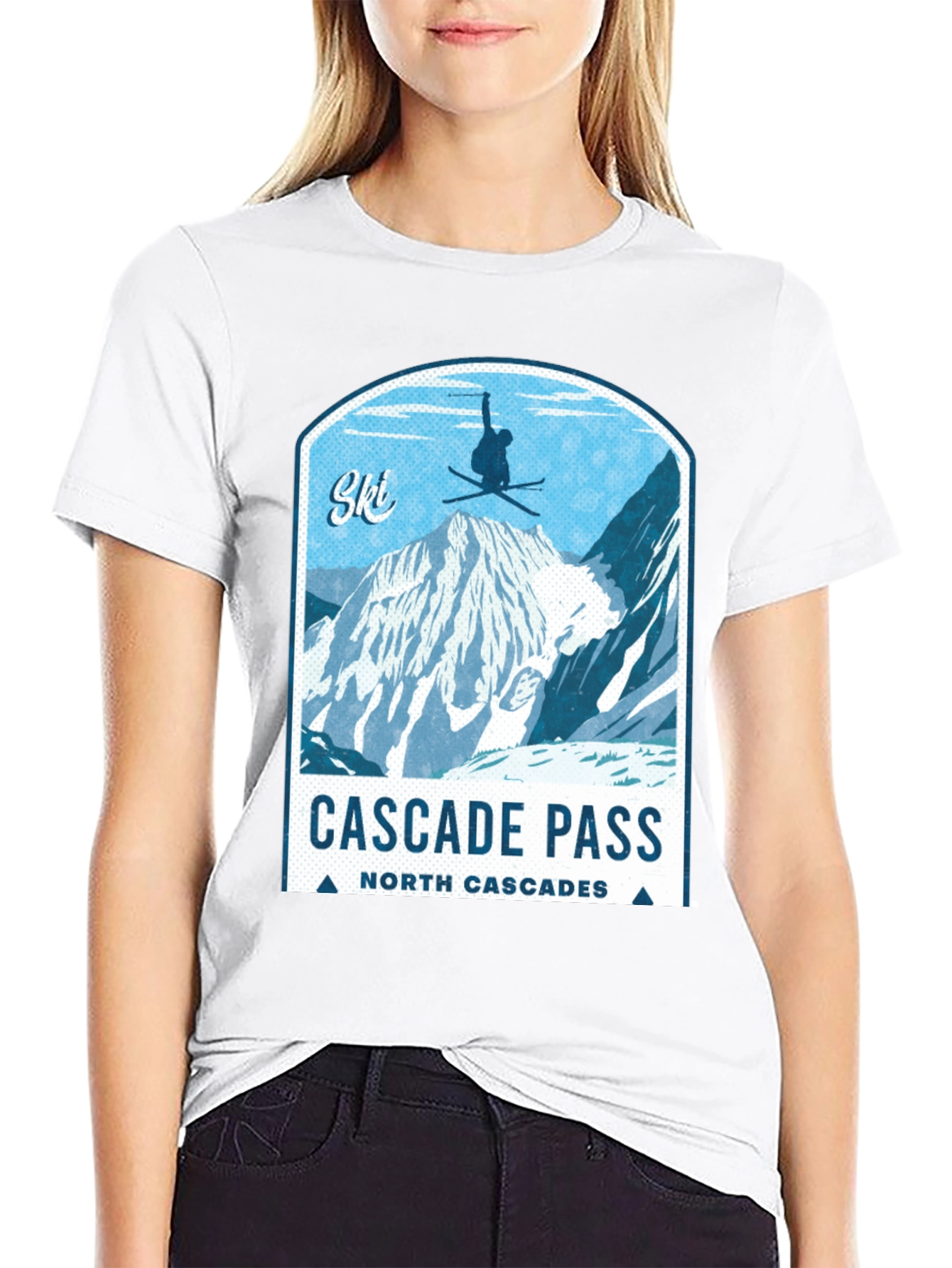 Cascade Pass Ski Graphic T-Shirt