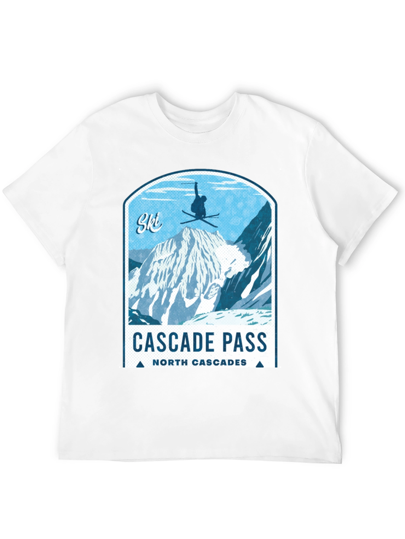 Cascade Pass Ski Graphic T-Shirt
