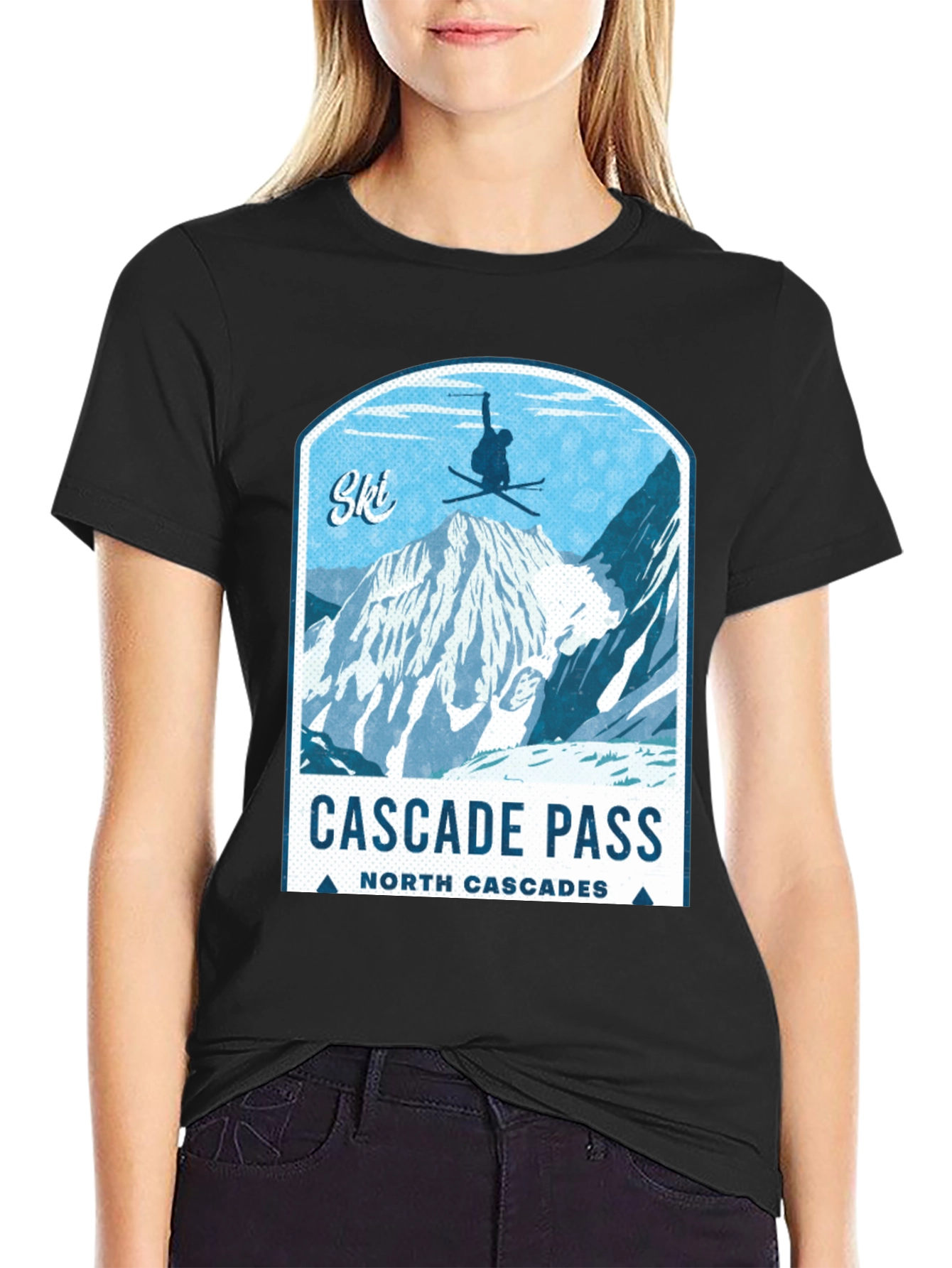 Cascade Pass Ski Graphic T-Shirt