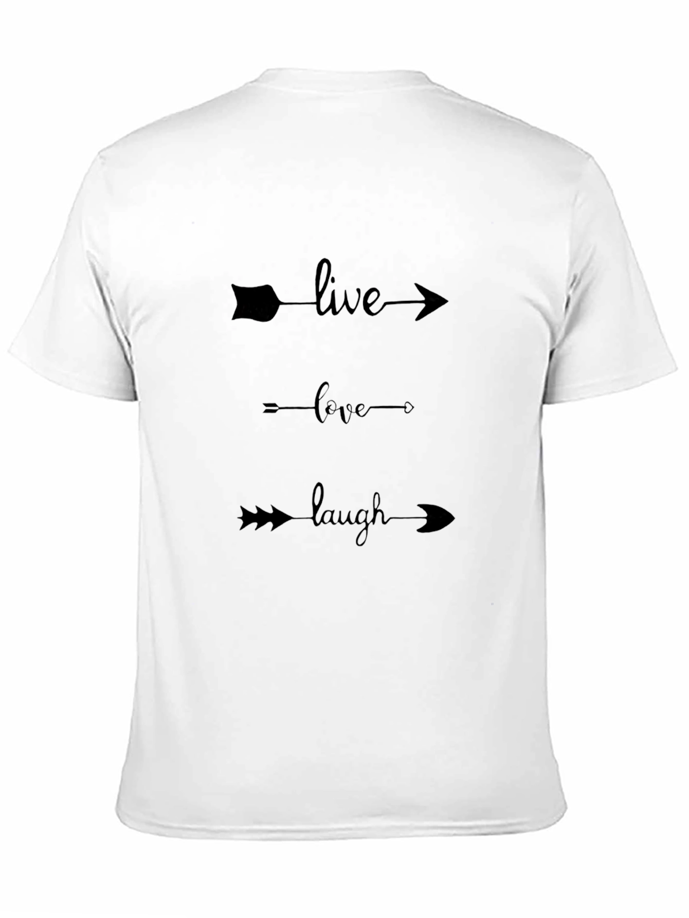 Live Love Laugh Graphic Tee - Arrow Design