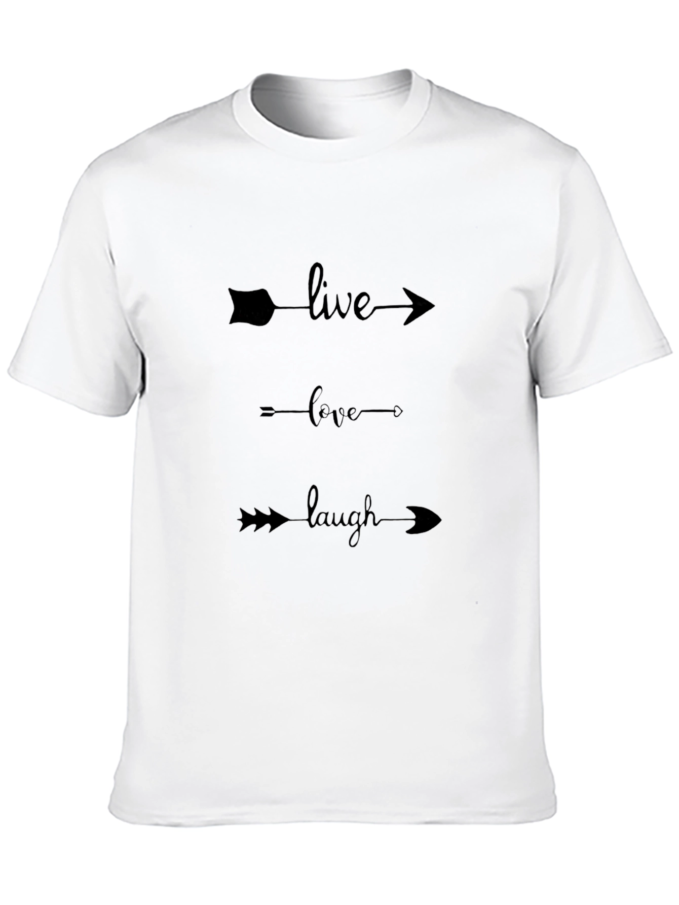 Live Love Laugh Graphic Tee - Arrow Design