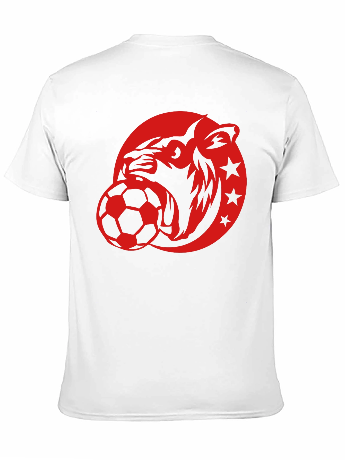 Tiger Soccer Graphic Tee - Mens Black T-Shirt