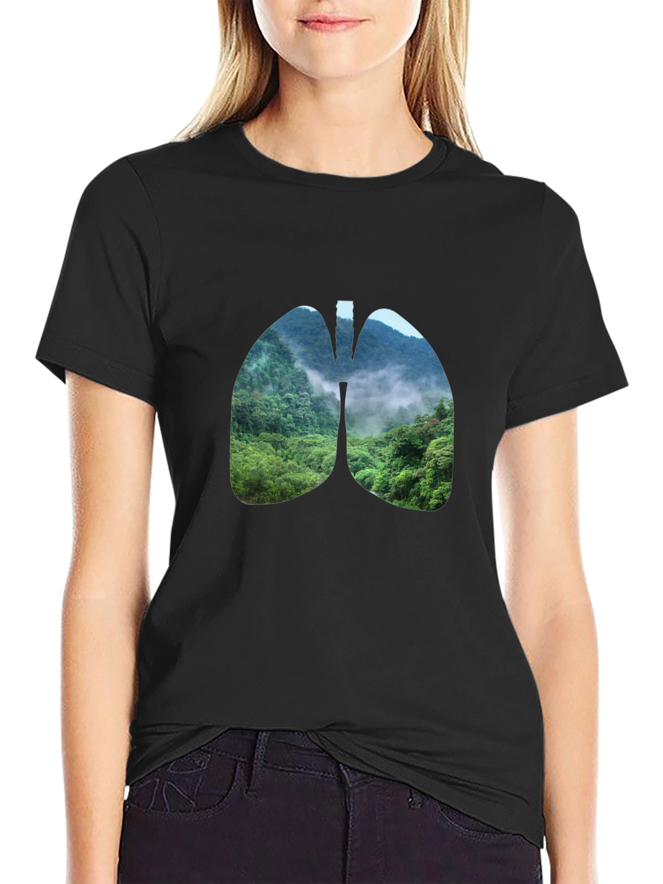 Nature Lungs Graphic Tee - Breathe Easy