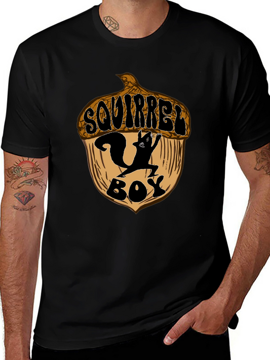 Squirrel Boy Acorn T-Shirt - Funny Cartoon Tee