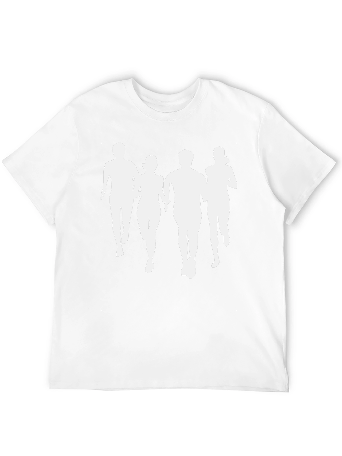Runners Silhouette T-Shirt - Black Graphic Tee