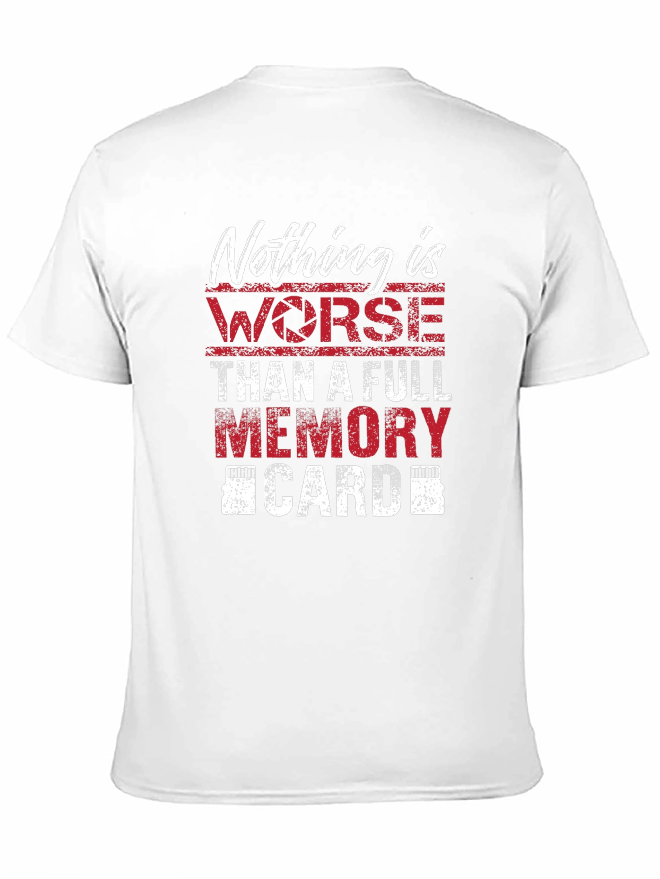 Photographers Humor T-Shirt - Full Memory Card