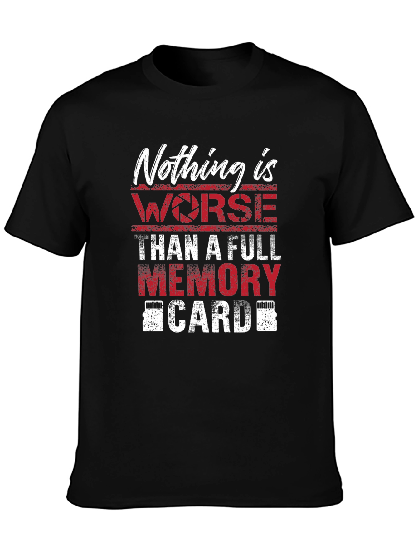 Photographers Humor T-Shirt - Full Memory Card