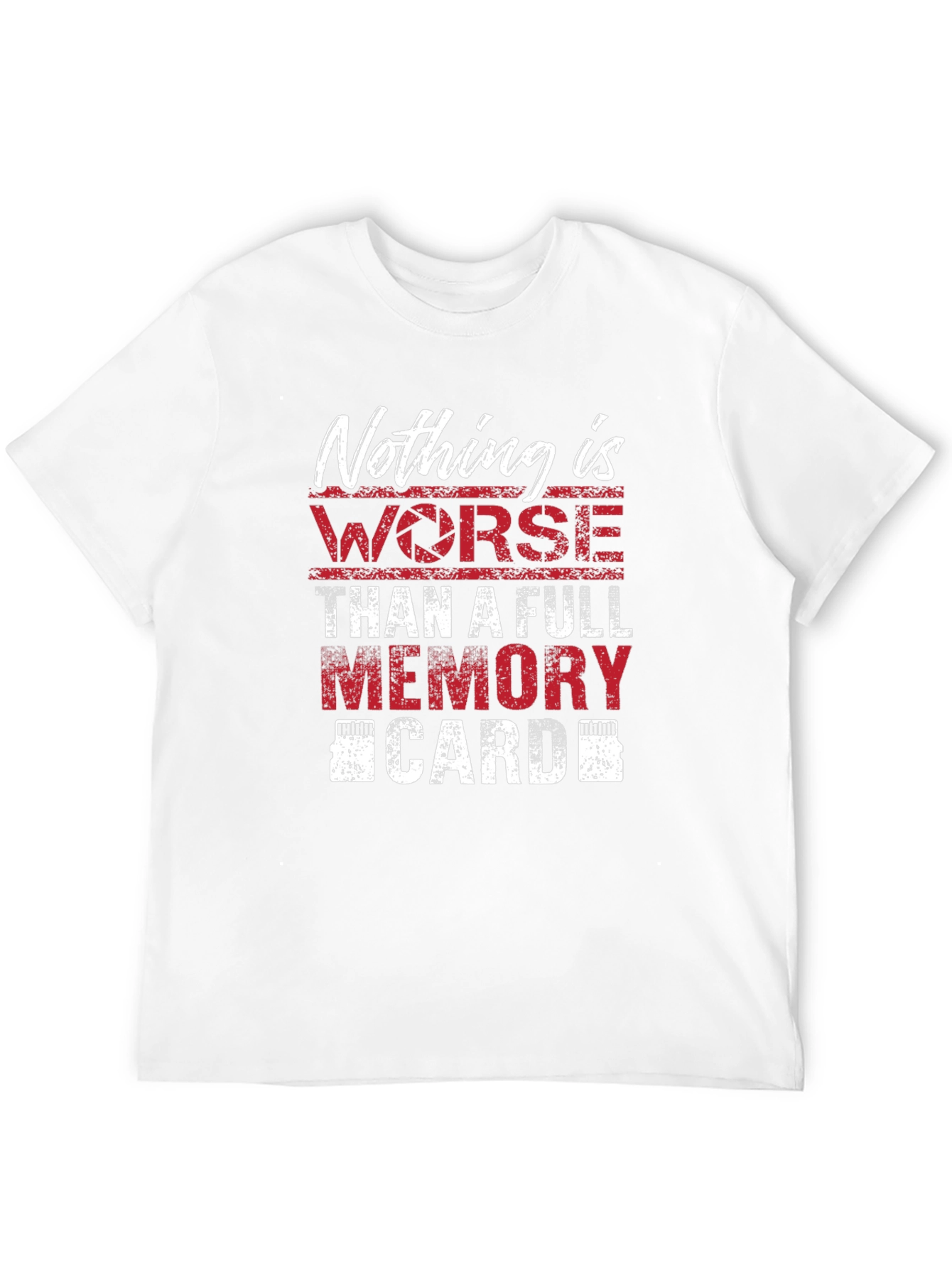 Photographers Humor T-Shirt - Full Memory Card