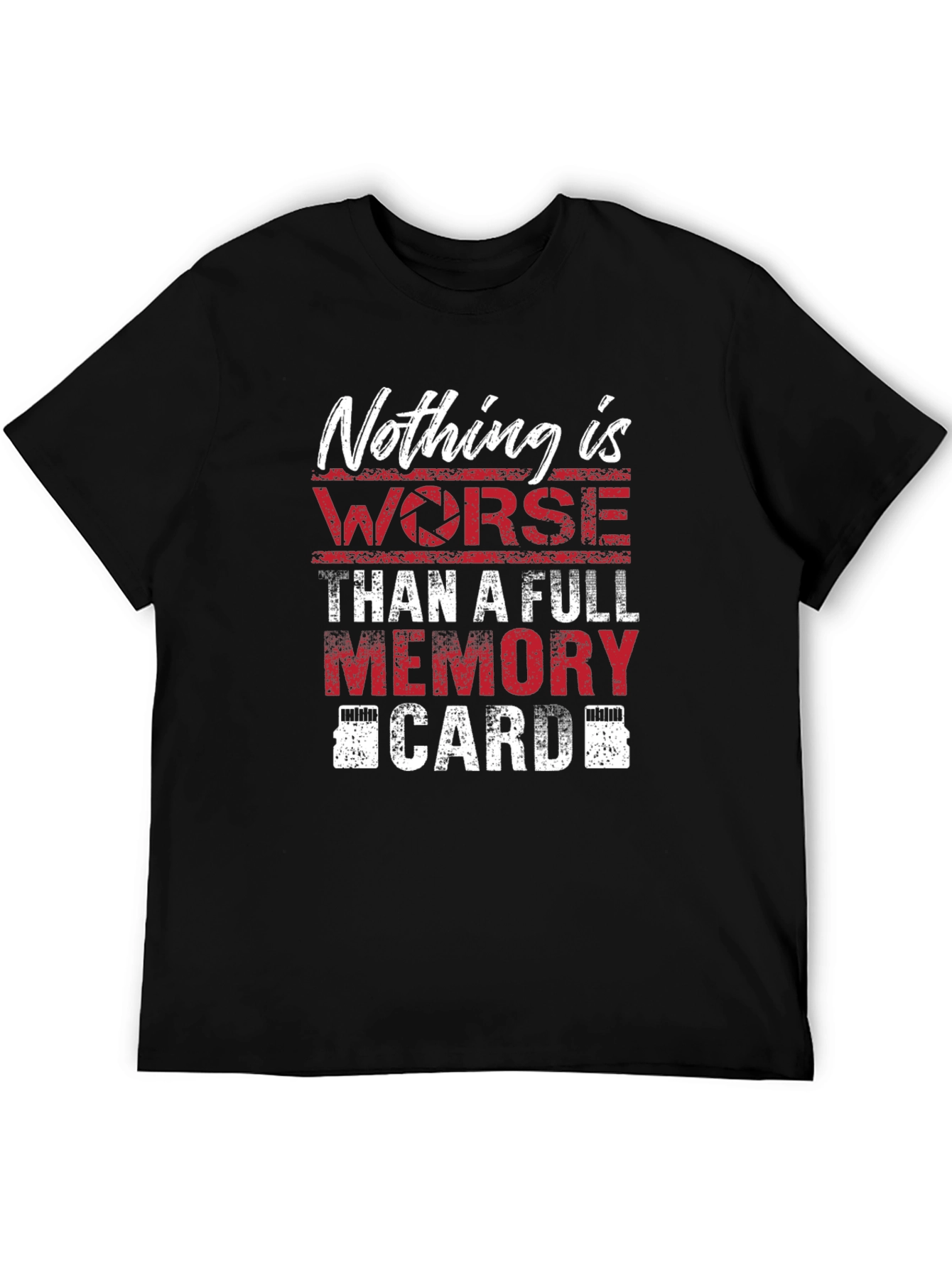Photographers Humor T-Shirt - Full Memory Card