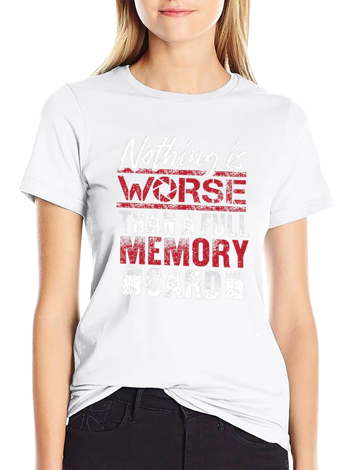 Photographers Humor T-Shirt - Full Memory Card