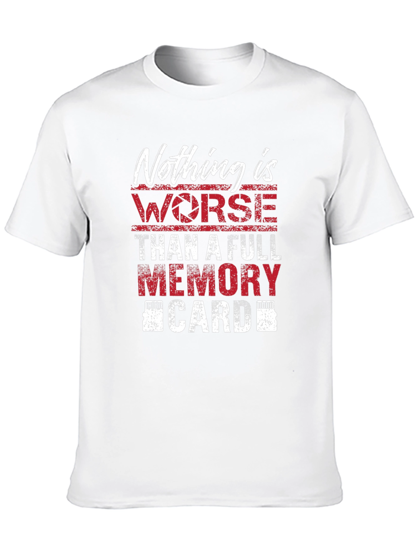 Photographers Humor T-Shirt - Full Memory Card