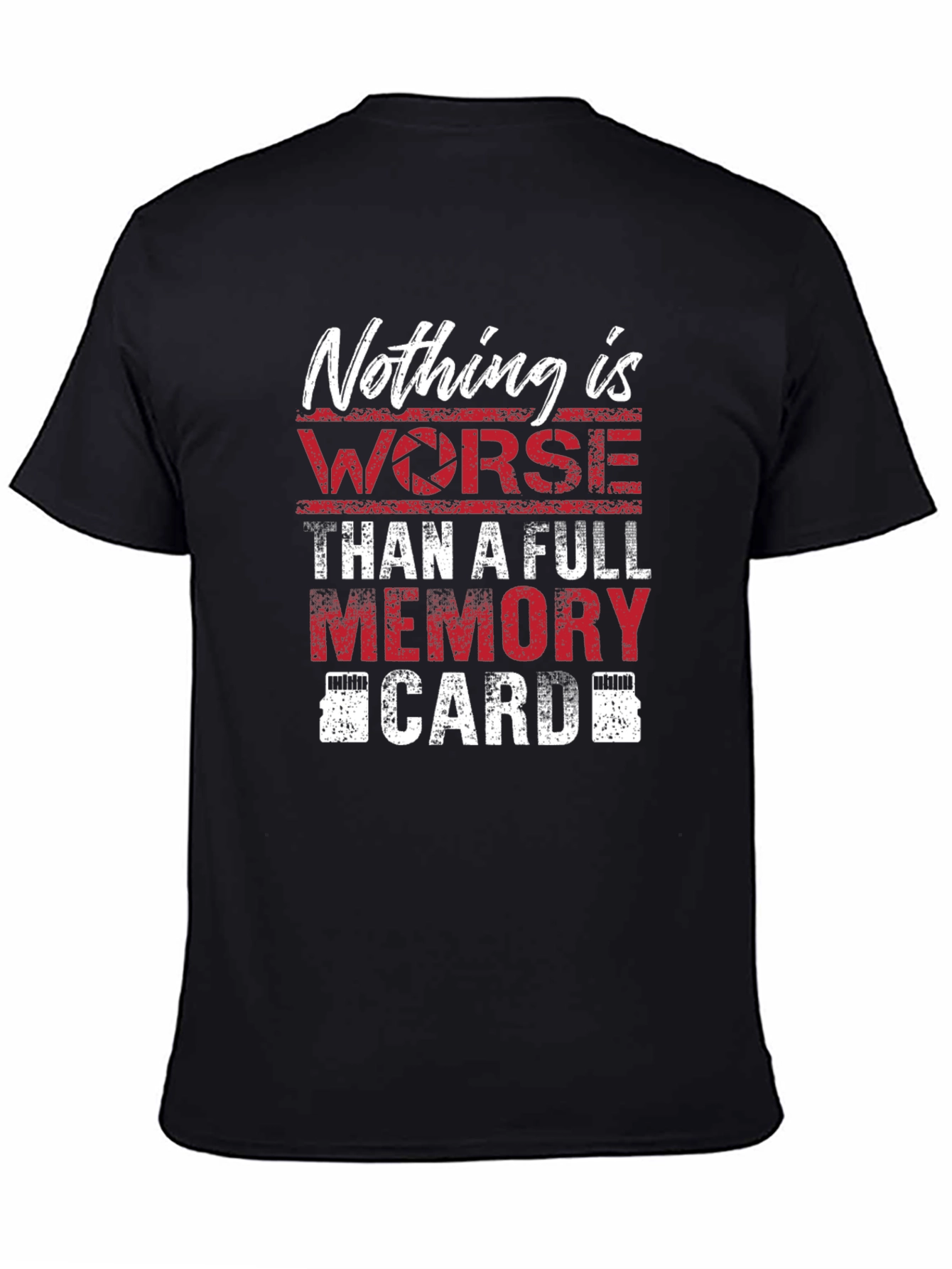 Photographers Humor T-Shirt - Full Memory Card