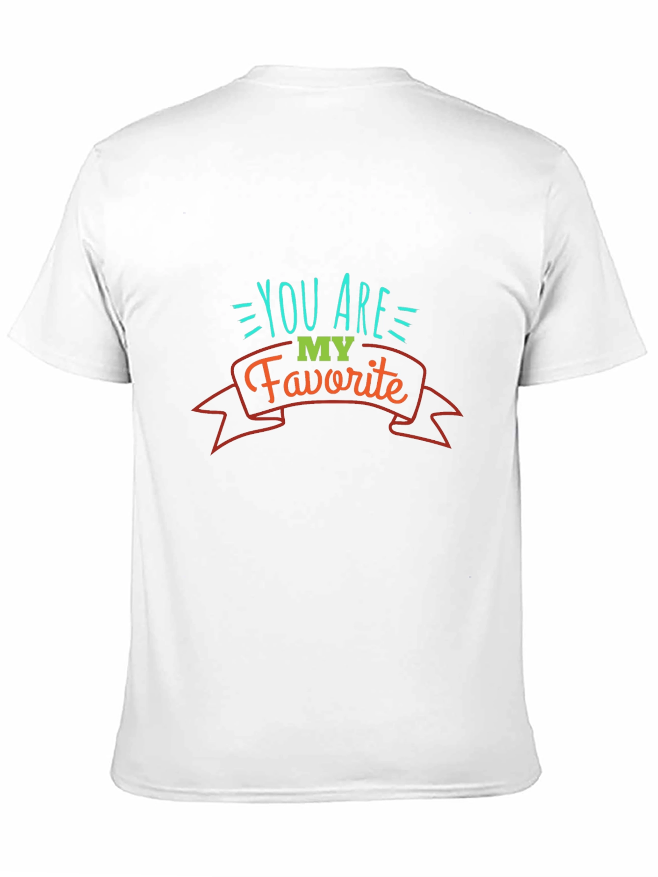 You are my favorite Mens Black T-Shirt