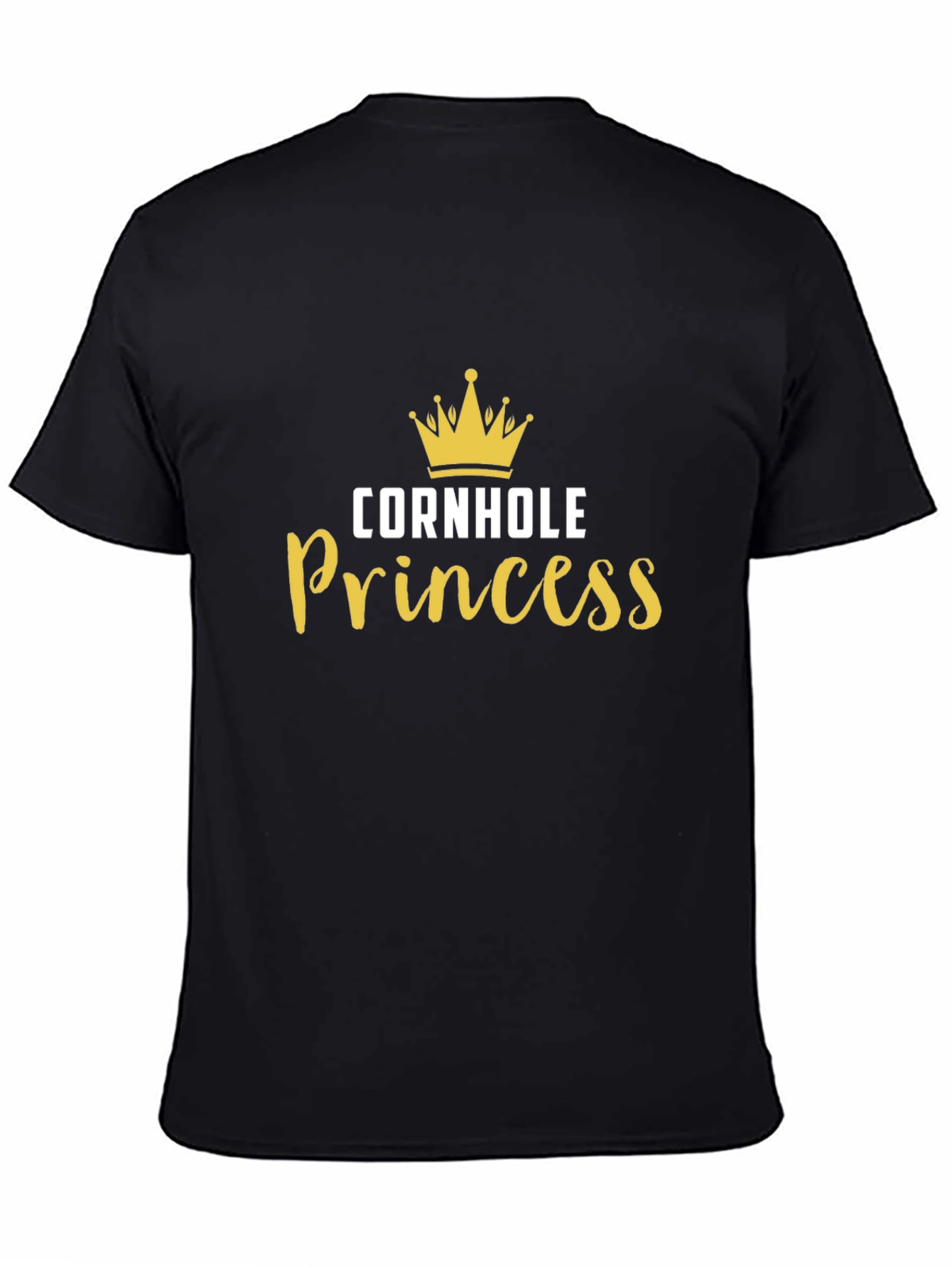 Cornhole Princess Black T-Shirt