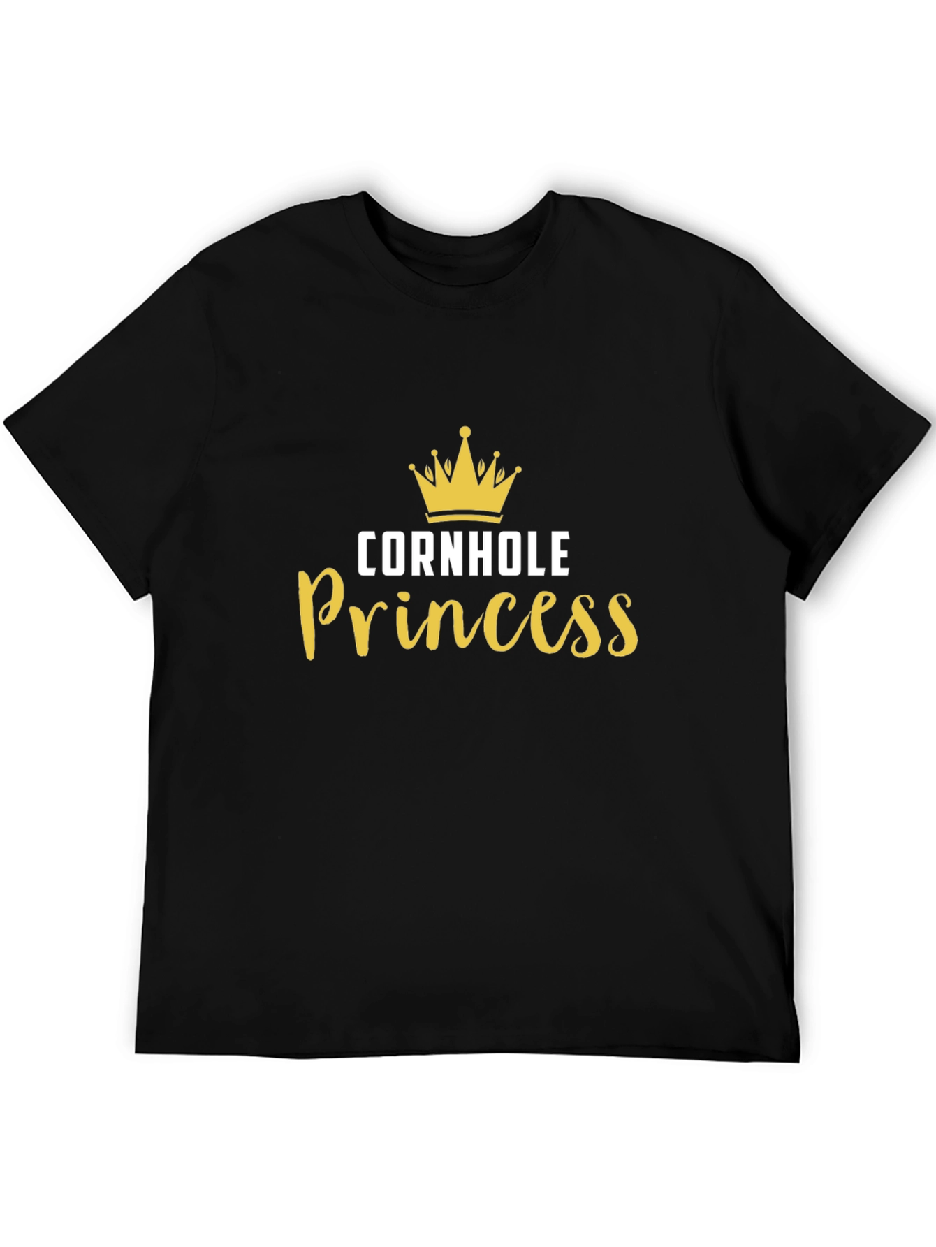 Cornhole Princess Black T-Shirt