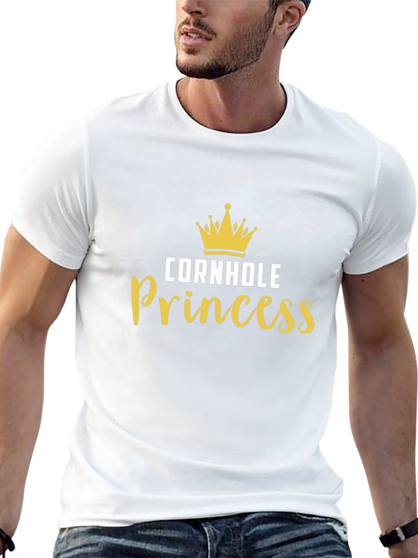 Cornhole Princess Black T-Shirt