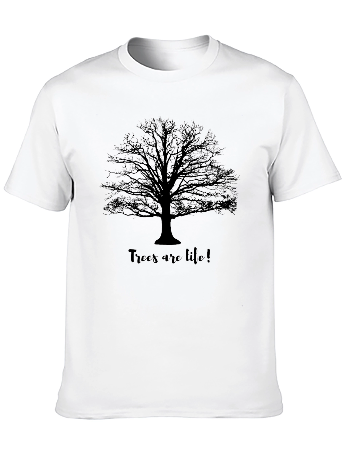 Trees are Life Black Graphic Tee