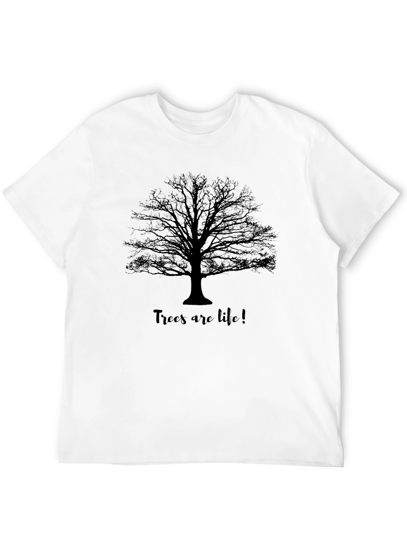 Trees are Life Black Graphic Tee
