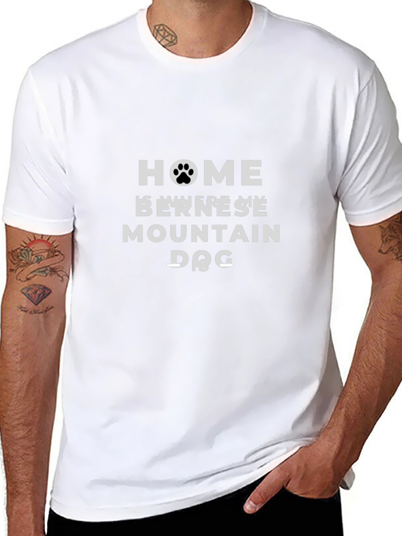Bernese Mountain Dog Home T-Shirt