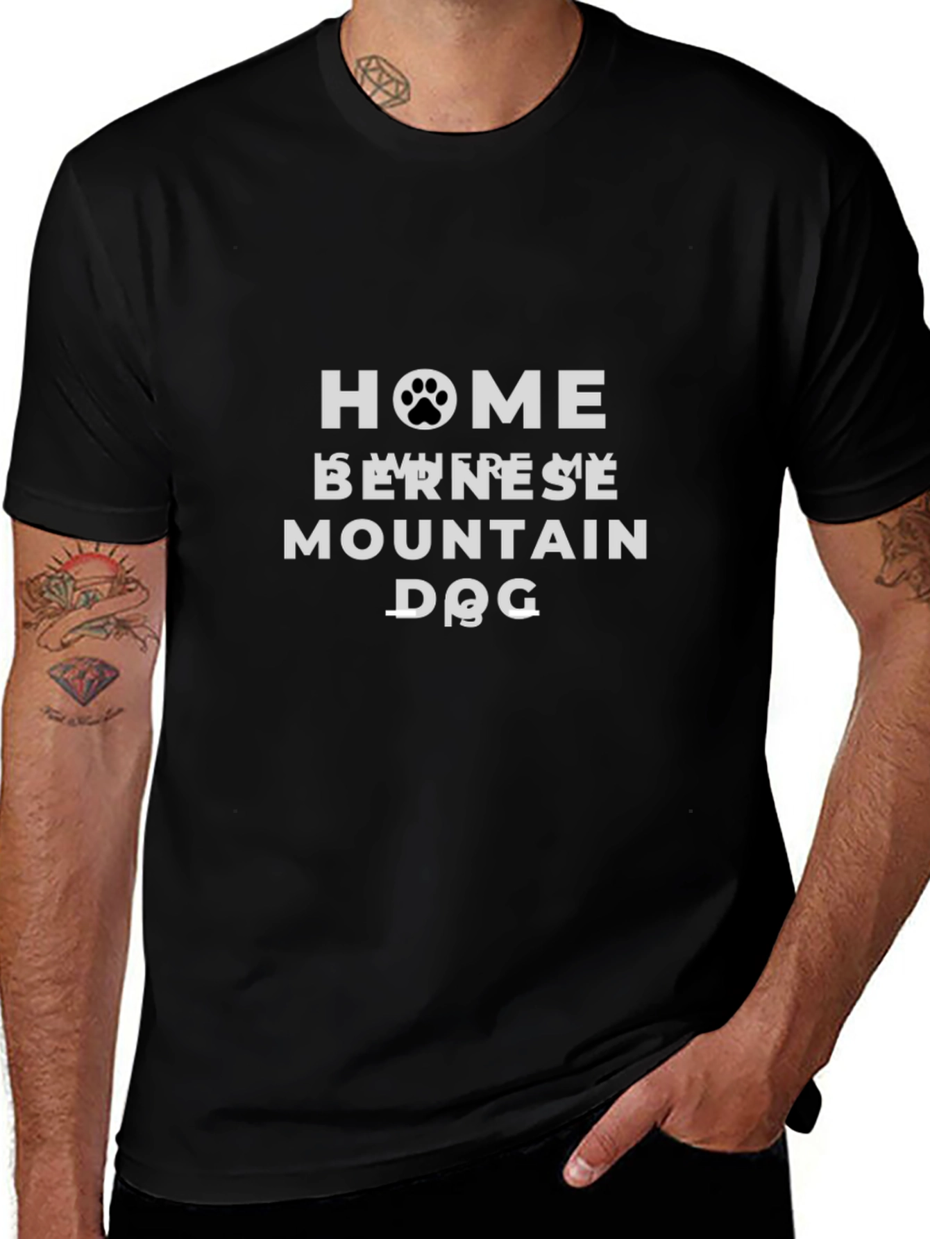 Bernese Mountain Dog Home T-Shirt
