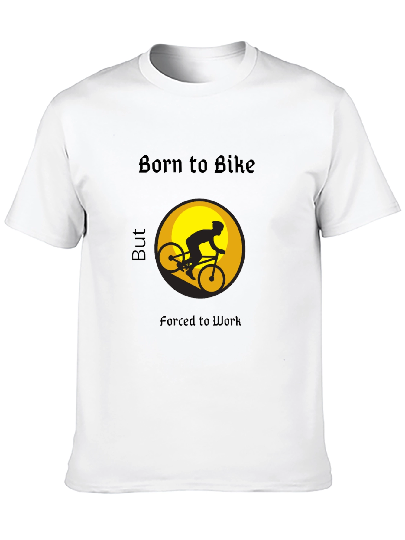 Born to Bike T-Shirt - Black Graphic Tee