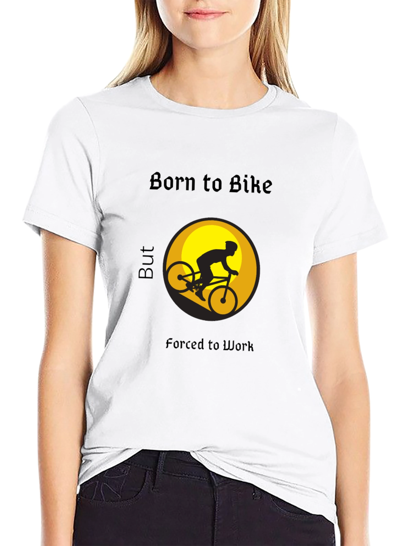 Born to Bike T-Shirt - Black Graphic Tee