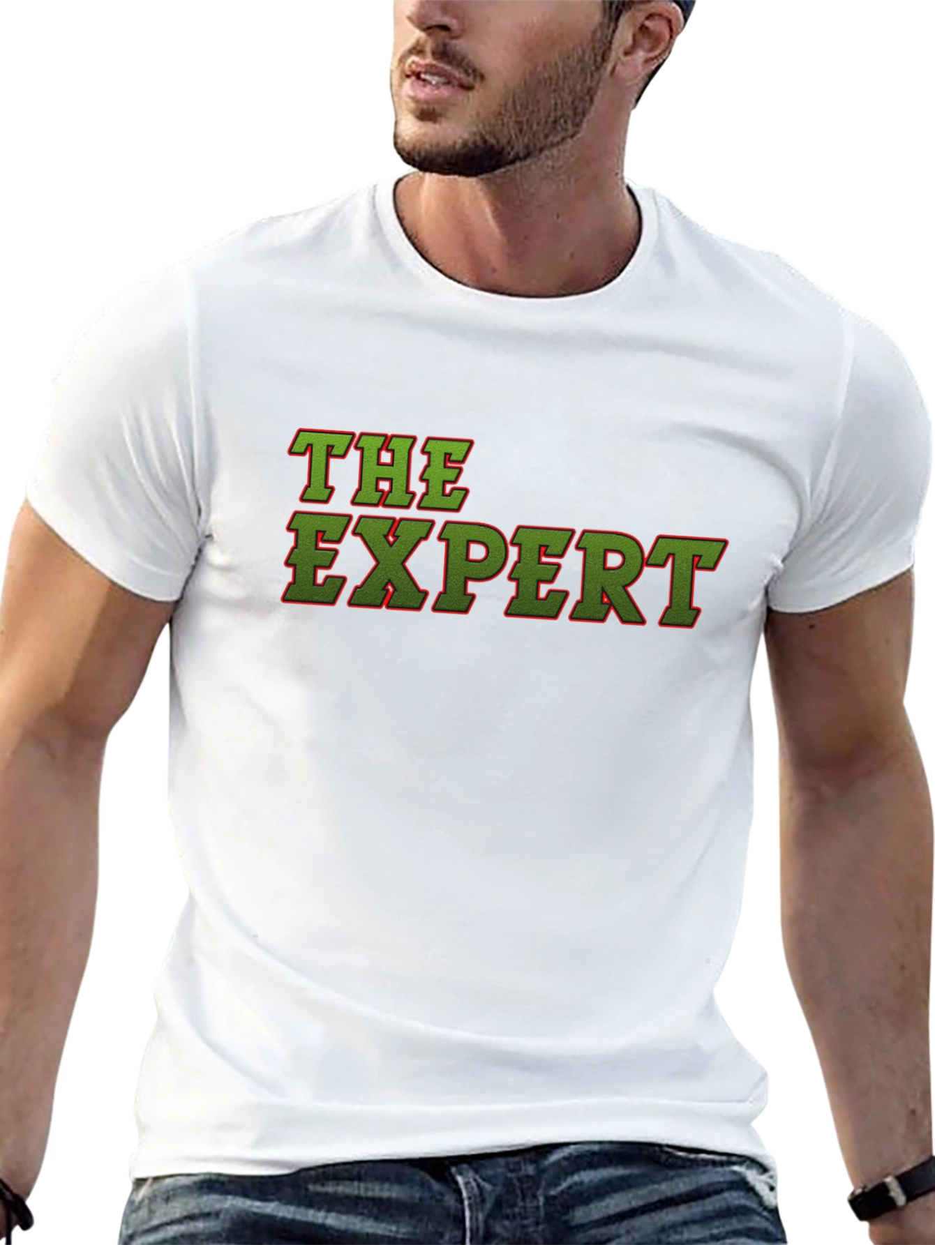 The Expert Graphic Tee - Bold Statement T-Shirt