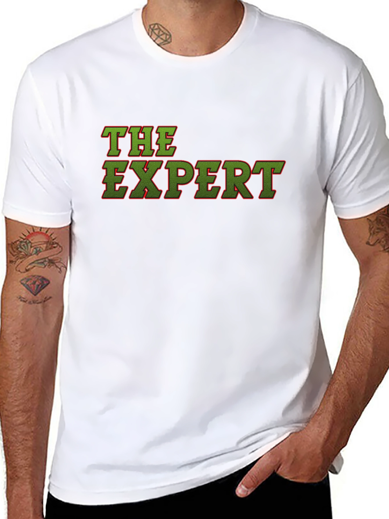 The Expert Graphic Tee - Bold Statement T-Shirt