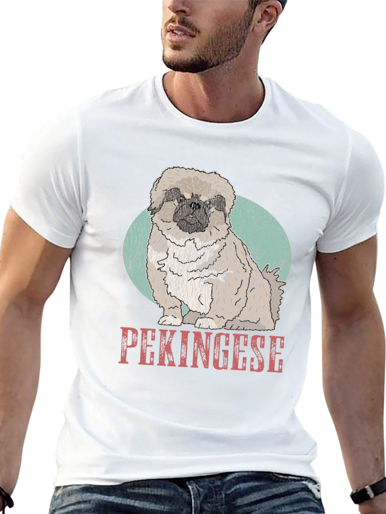 Pekingese Dog Graphic Tee - Cool Pet Lover Shirt