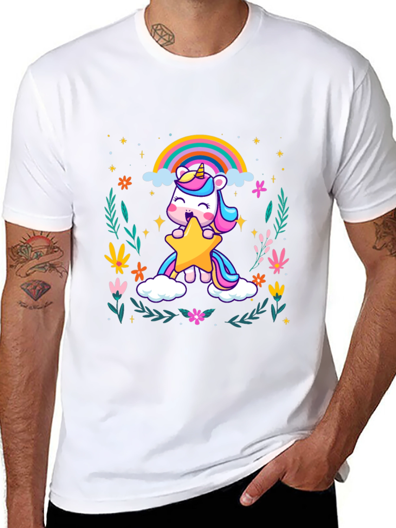 Unicorn Star Graphic Tee