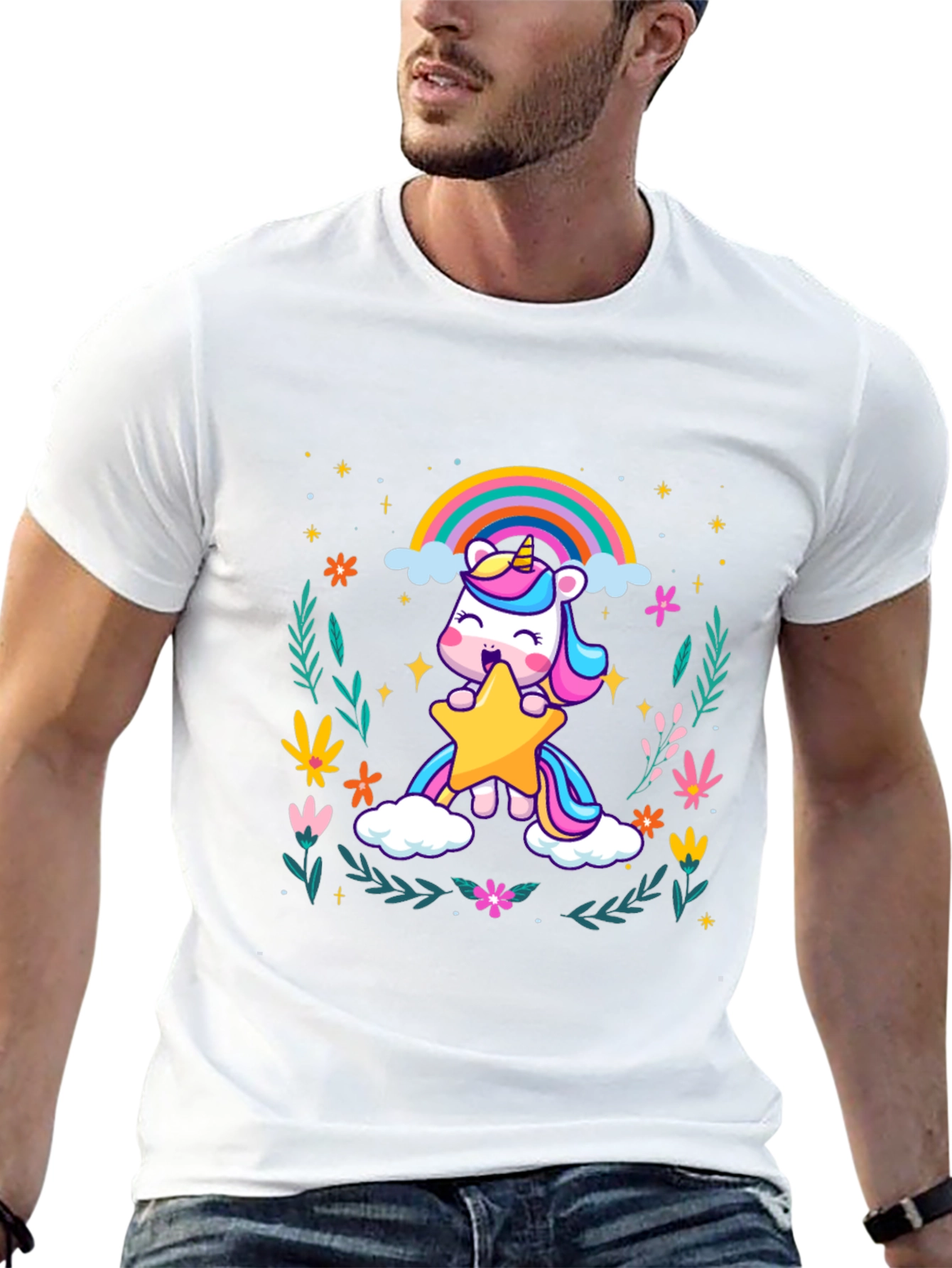 Unicorn Star Graphic Tee