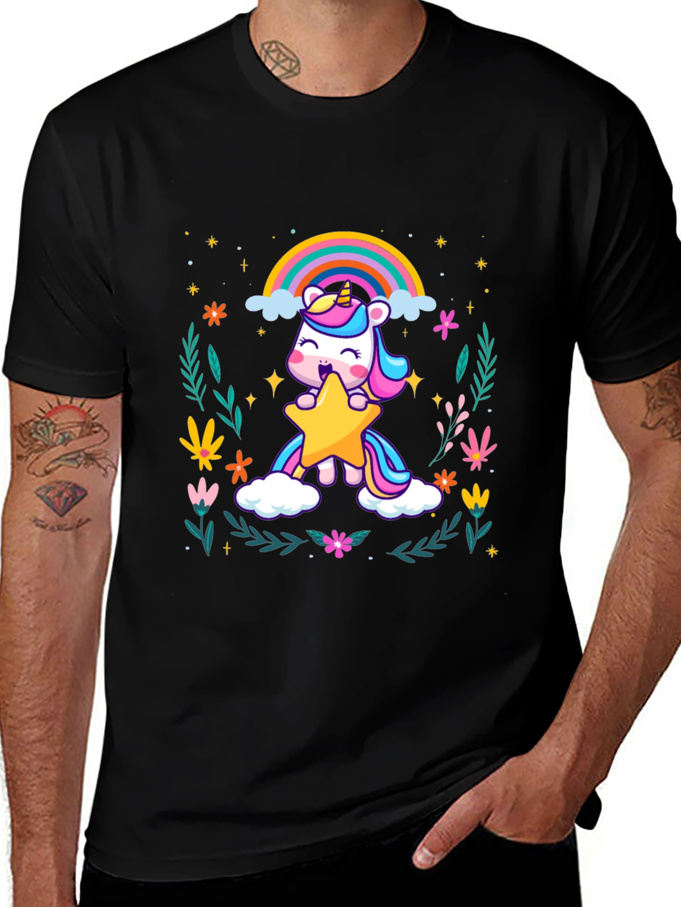 Unicorn Star Graphic Tee