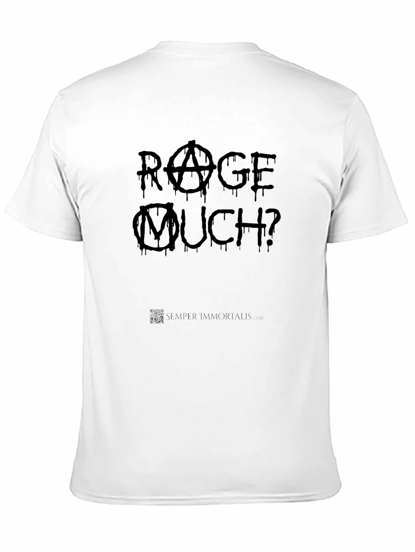 Rage Much? Black Graphic T-Shirt